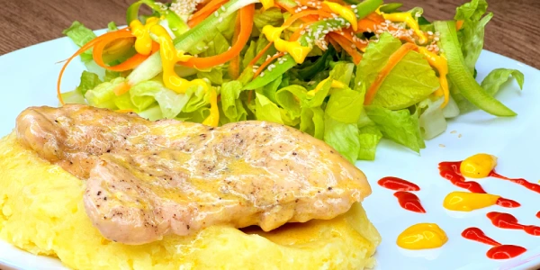 مرغ خردل عسلی