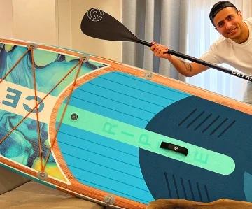 آنباکسینگ پدل برد بادی ستانا | بررسی کامل + راهنمای خرید آنلاین پدل برد تفریحات آبی