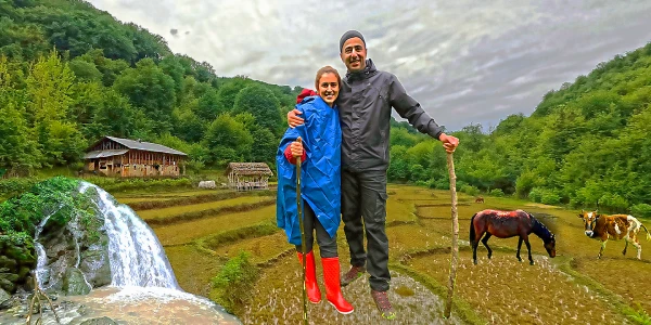 🌿 ماجراجویی در دل جنگل‌های گیلان | اقامت در بوم‌گردی پیله‌خانوم